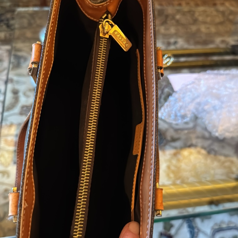 Celinemacadam Brown Leather Tote Bag - Picture 6 of 8